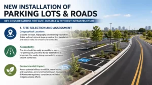 Essential Considerations for Installing Parking Lots and Roads