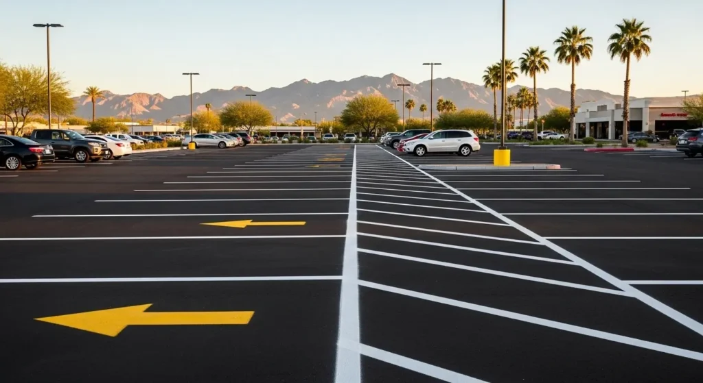 Parking Lot Striping in Phoenix, AZ