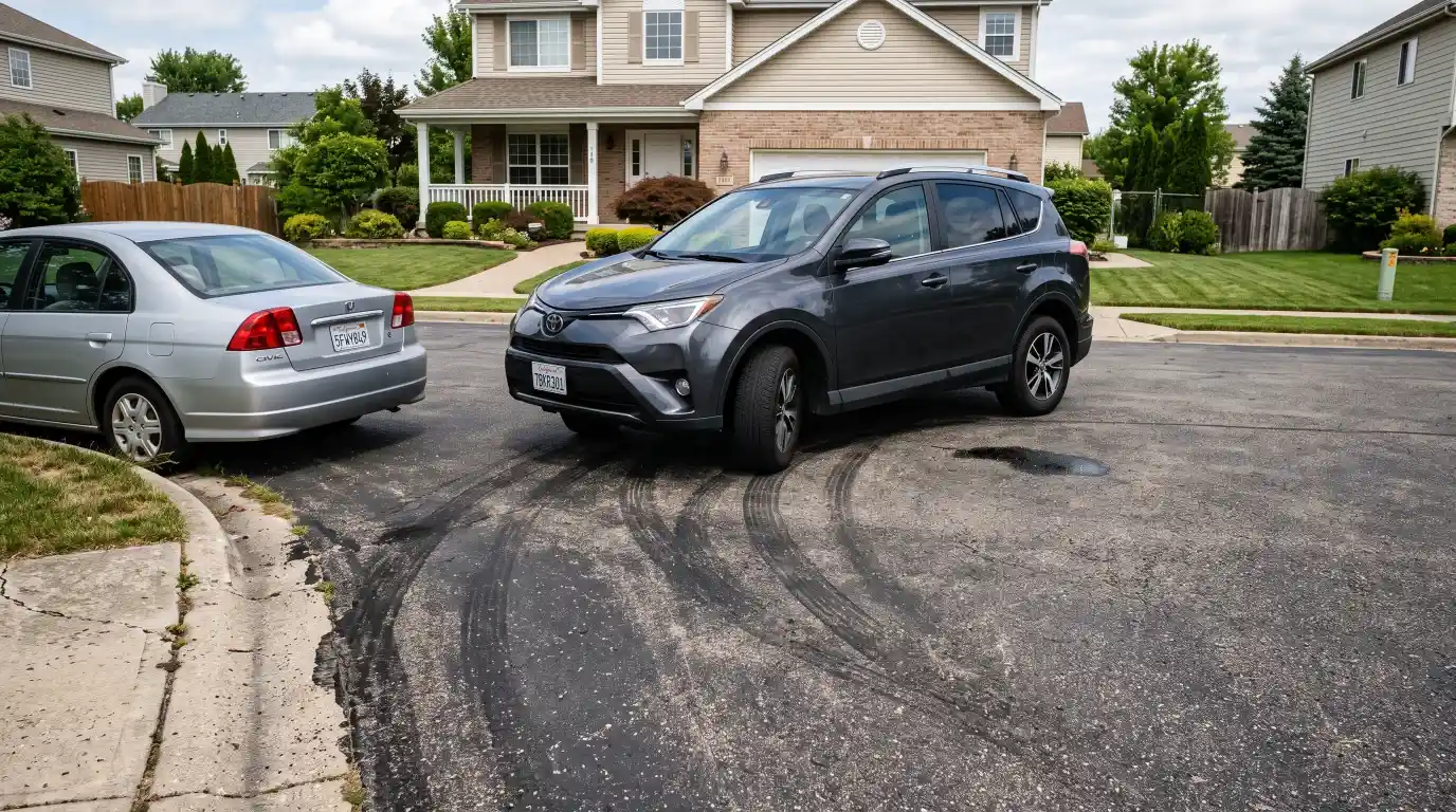 Common mistakes that can damage a newly paved asphalt driveway.